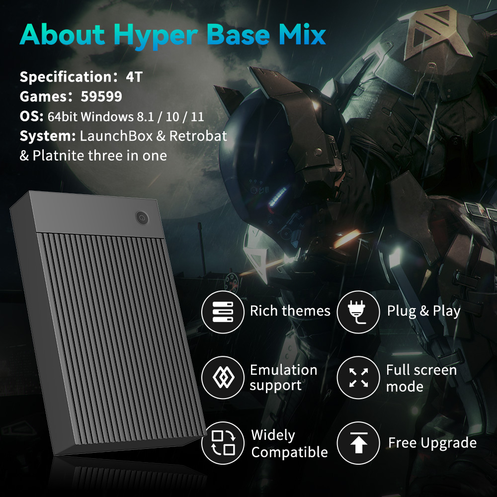 Hyper Base Mix 4TB Game Consol - đánh giá và giá Retro Gaming N64
