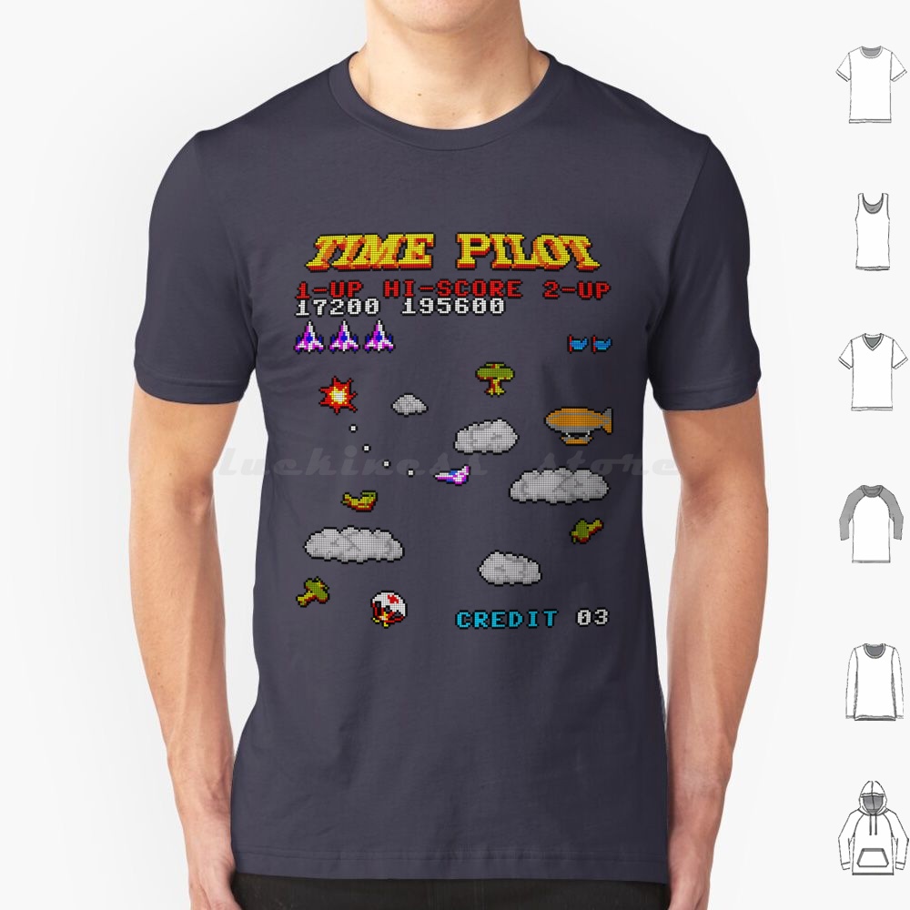 Time Pilot 2 T Shirt Cotton Me - đánh giá và giá Retro Gaming T Shirt